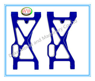 Bagian aluminium 6061 T6 untuk pusat mesin CNC dengan anodisasi biru