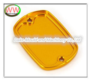 Bagian bagian mesin cnc bagian belakang rem tangki cap aluminium 7075 T6 Anodization